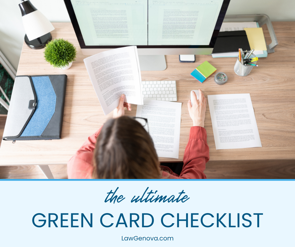 The Ultimate Green Card Checklist
