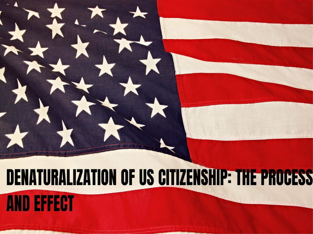 denaturalization of us citizenship