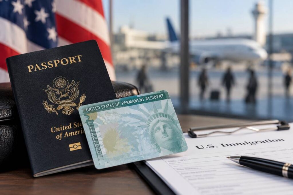 Green Card After Entering the U.S